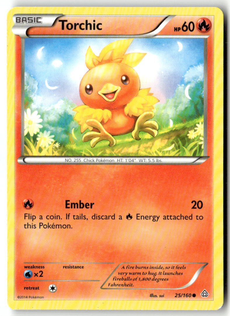 Front of Torchic 25/160 from XY - Primal Clash