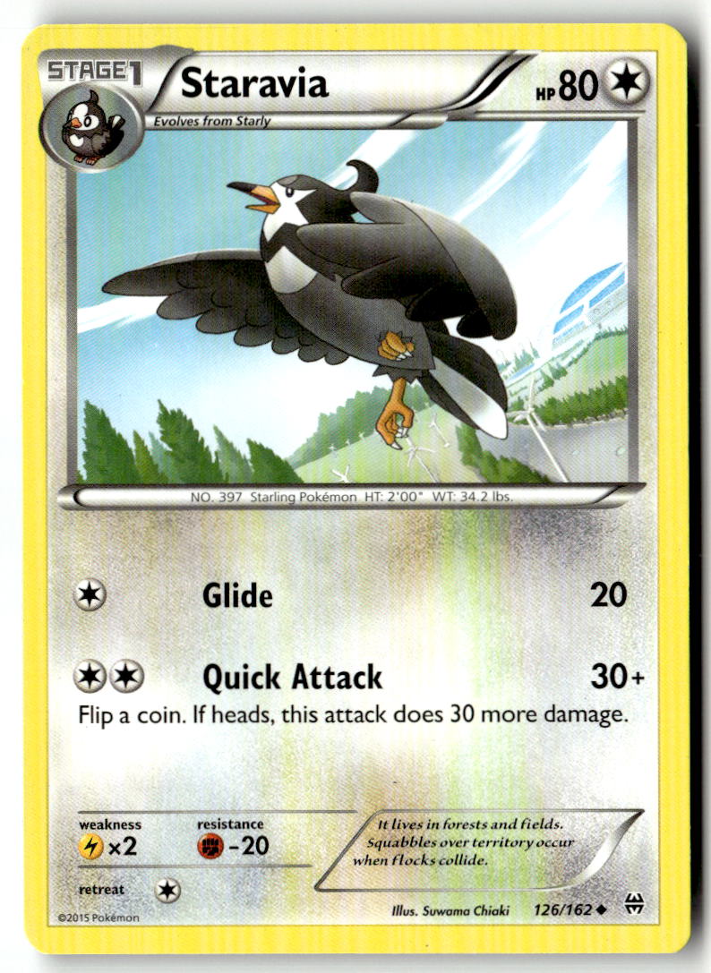 Front of Staravia 126/162 from XY - BREAKthrough