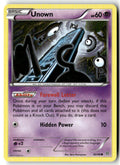 Front of Unown 30/98 from XY - Ancient Origins