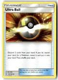 Front of Ultra Ball 135/149 from SM Base Set