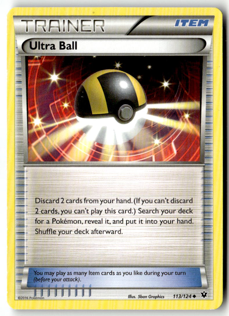 Front of Ultra Ball 113/124 from XY - Fates Collide