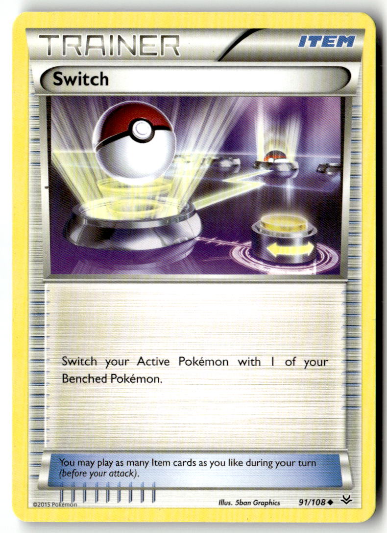 Front of Switch 91/108 from XY - Roaring Skies