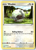Front of Wooloo 121/159 from Crown Zenith