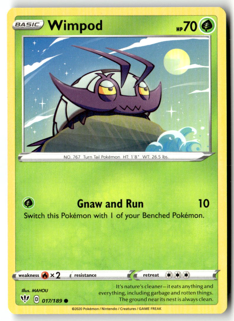 Front of Wimpod 017/189 from Darkness Ablaze