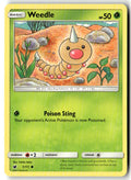Front of Weedle 1/111 from SM - Crimson Invasion