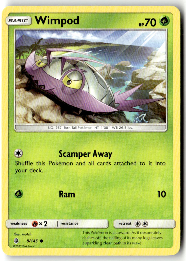 Front of Wimpod 8/145 from SM - Guardians Rising