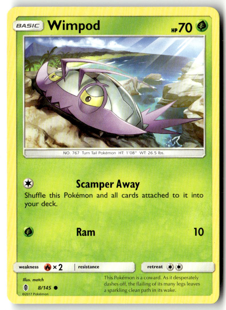 Front of Wimpod 8/145 from SM - Guardians Rising