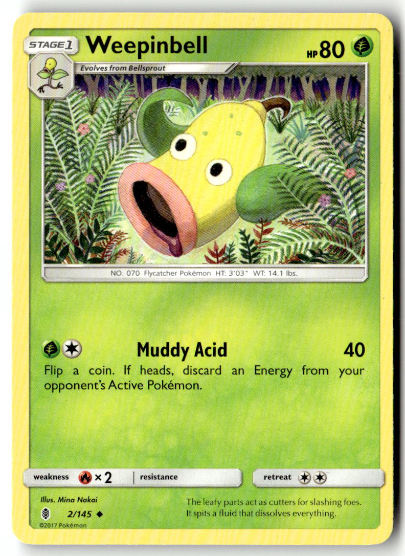 Front of Weepinbell 2/145 from SM - Guardians Rising