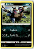 Front of Zweilous 61/111 from SM - Crimson Invasion