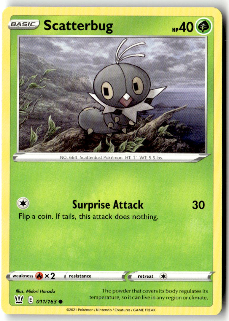 Front of Scatterbug 011/163 from Battle Styles