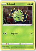 Front of Spinarak 003/195 from Silver Tempest
