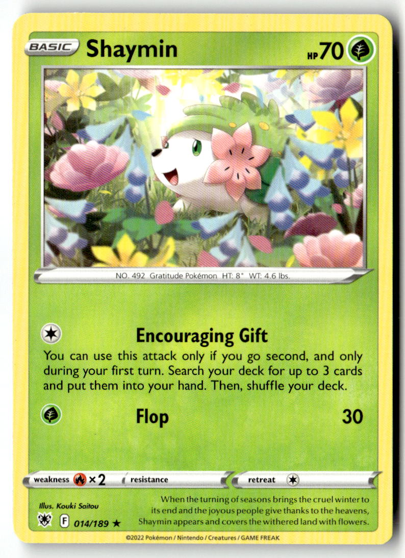 Front of Shaymin 014/189 from Astral Radiance