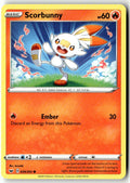 Front of Scorbunny (030) 030/202 from Sword & Shield Base Set