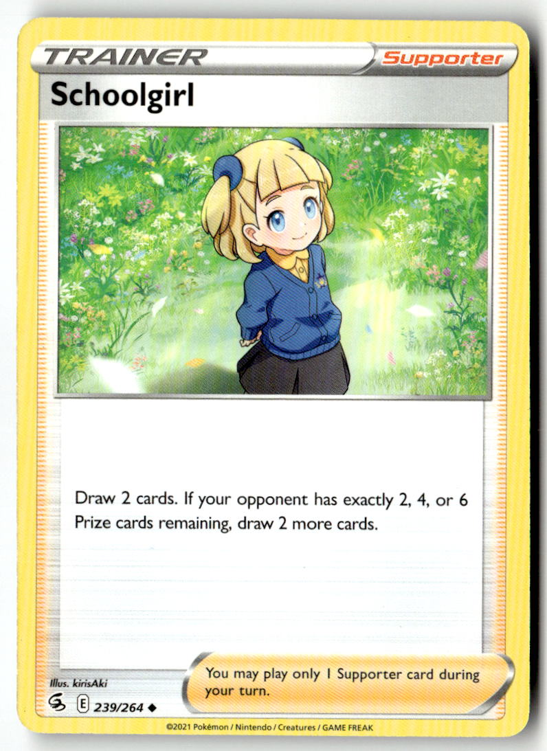 Front of Schoolgirl 239/264 from Fusion Strike