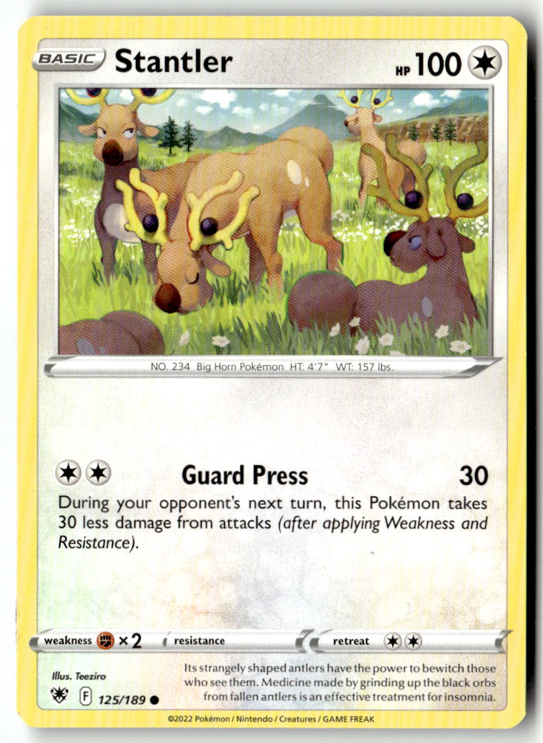 Front of Stantler 125/189 from Astral Radiance