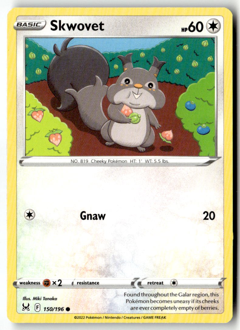 Front of Skwovet 150/196 from Lost Origin