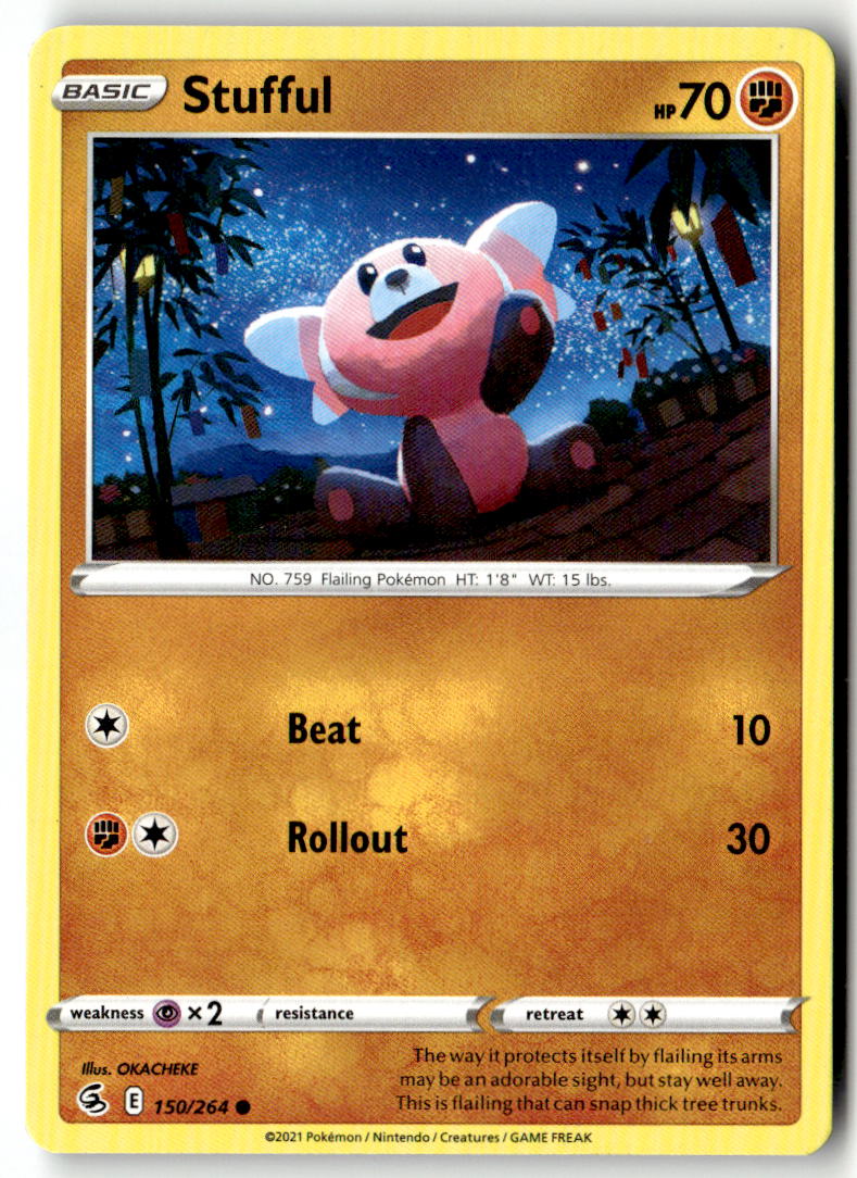 Front of Stufful 150/264 from Fusion Strike