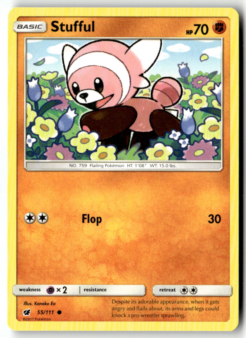 Front of Stufful 55/111 from SM - Crimson Invasion