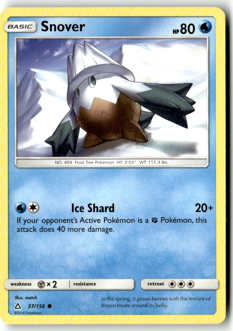 Front of Snover 37/156 from SM - Ultra Prism