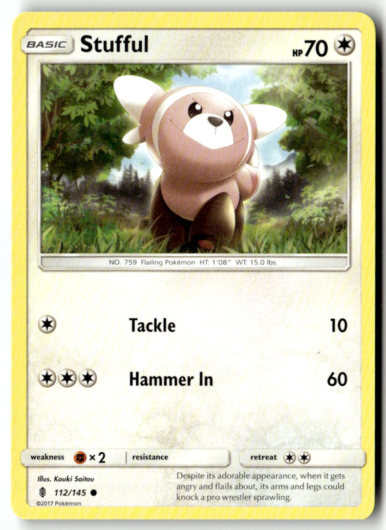 Front of Stufful 112/145 from SM - Guardians Rising