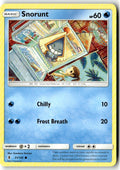 Front of Snorunt 31/145 from SM - Guardians Rising