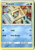 Front of Snorunt 31/145 from SM - Guardians Rising