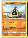 Front of Sandygast 74/149 from SM Base Set