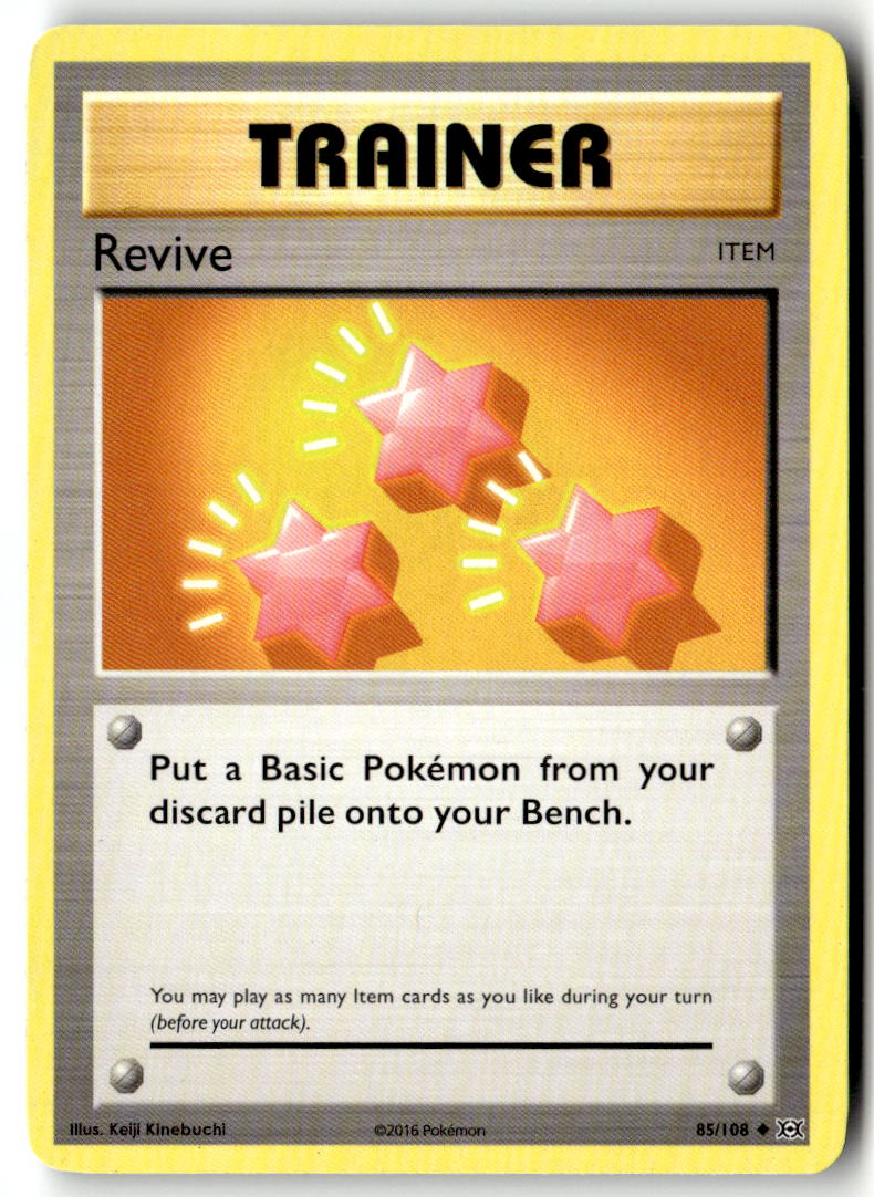 Front of Revive 85/108 from XY - Evolutions