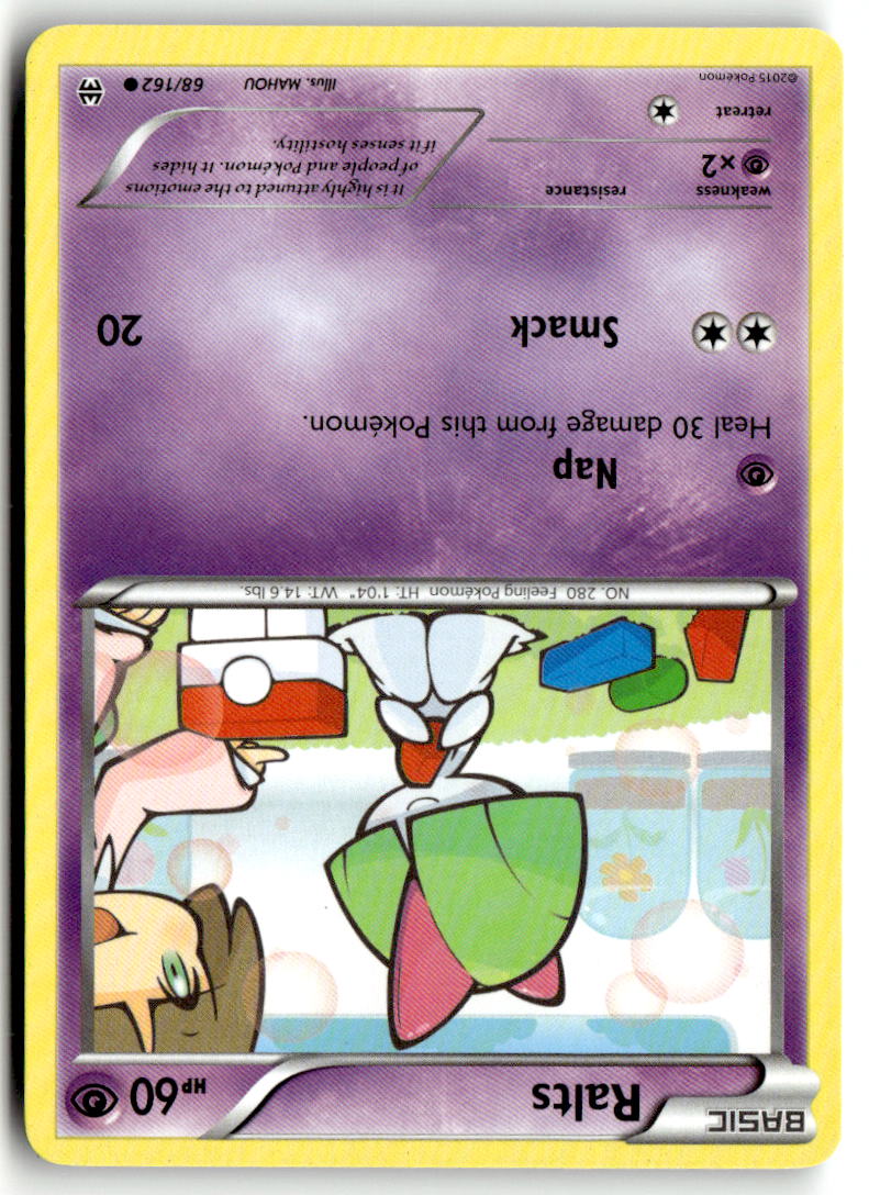 Front of Ralts (68) 68/162 from XY - BREAKthrough