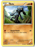 Front of Riolu (46) 46/124 from XY - Fates Collide