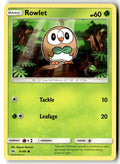 Front of Rowlet 9/149 from SM Base Set