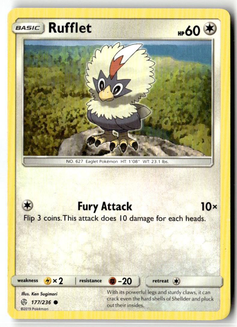 Front of Rufflet 177/236 from SM - Cosmic Eclipse