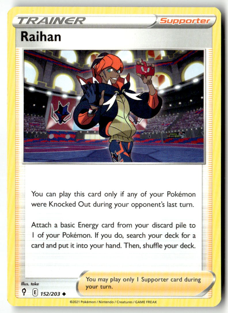 Front of Raihan 152/203 from Evolving Skies