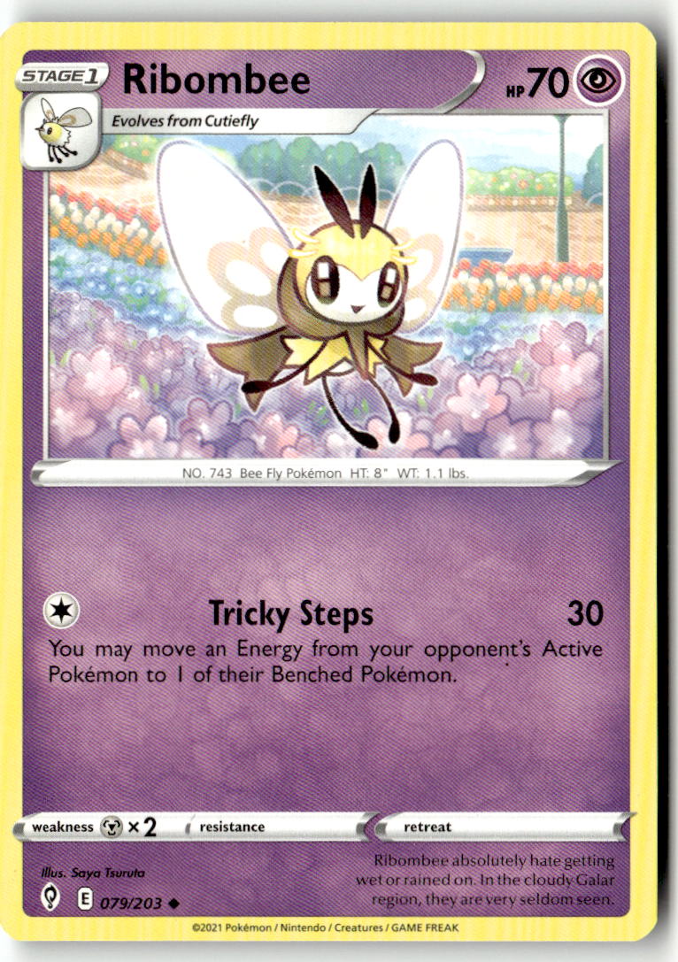 Front of Ribombee 079/203 from Evolving Skies