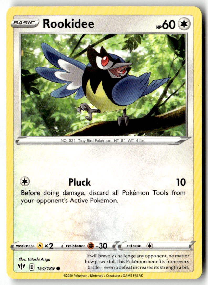 Front of Rookidee 154/189 from Darkness Ablaze