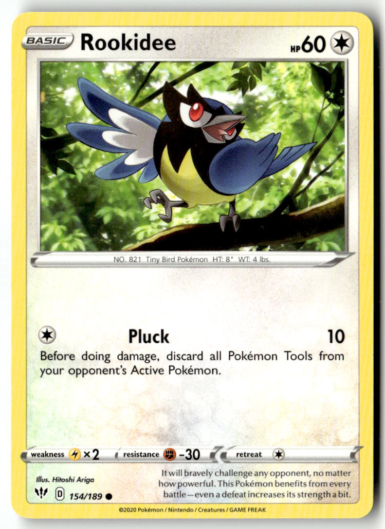 Front of Rookidee 154/189 from Darkness Ablaze