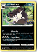 Front of Alolan Raticate 042/078 from Pokemon GO