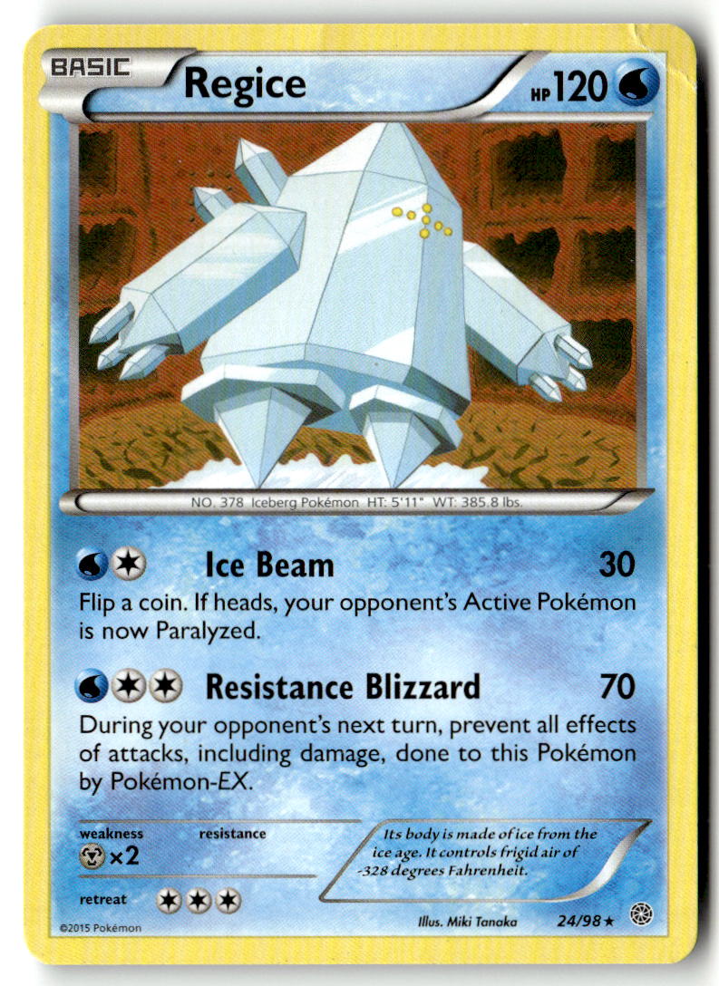 Front of Regice 24/98 from XY - Ancient Origins
