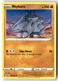 Front of Rhyhorn 089/196 from Lost Origin