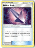 Front of Poison Barb 124/149 from SM Base Set