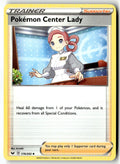 Front of Pokemon Center Lady 176/202 from Sword & Shield Base Set