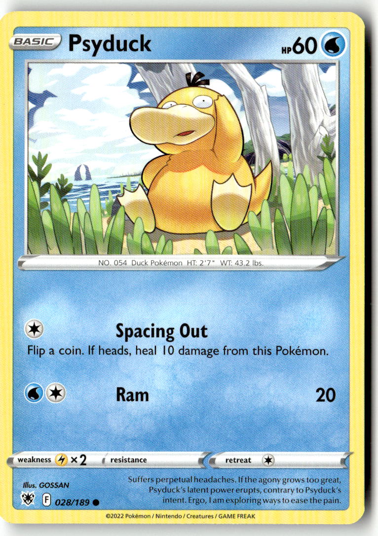 Front of Psyduck 028/189 from Astral Radiance