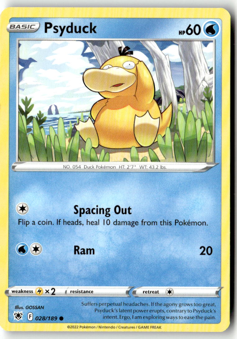Front of Psyduck 028/189 from Astral Radiance