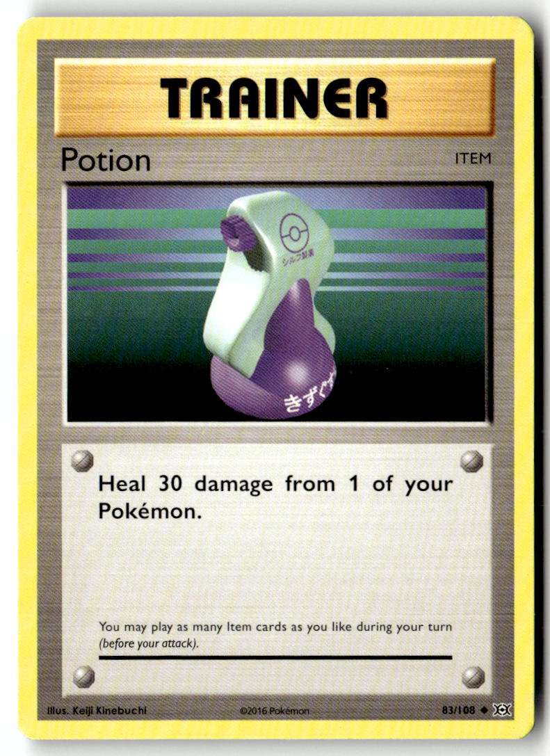Front of Potion 83/108 from XY - Evolutions