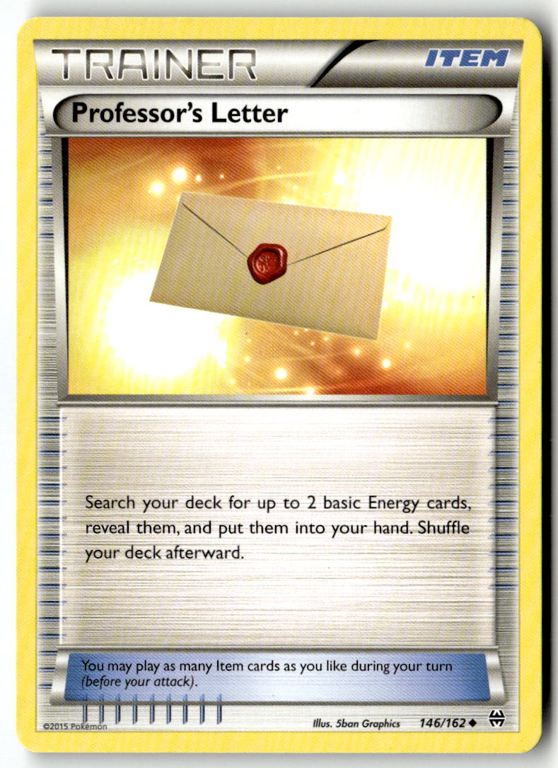Front of Professor's Letter 146/162 from XY - BREAKthrough