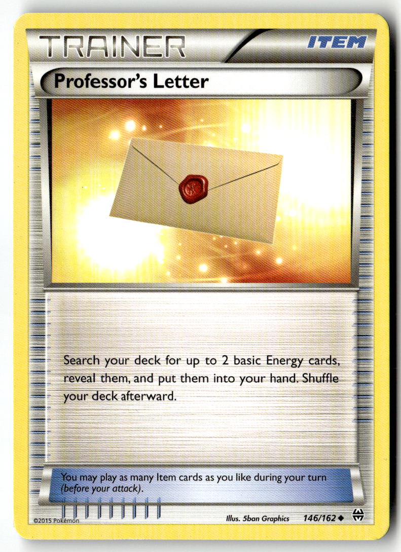 Front of Professor's Letter 146/162 from XY - BREAKthrough