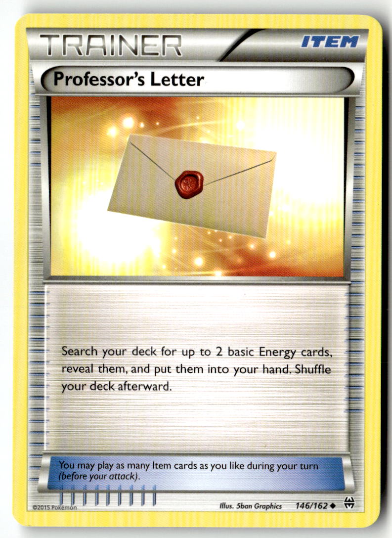 Front of Professor's Letter 146/162 from XY - BREAKthrough