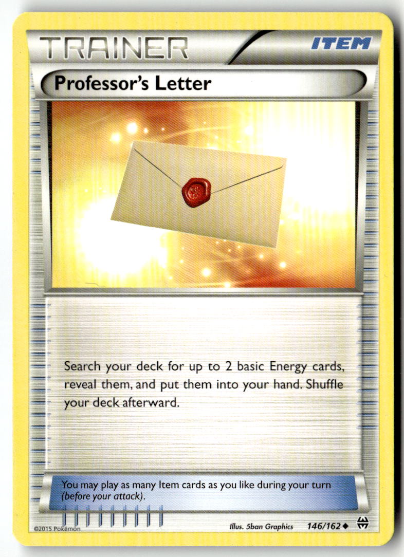 Front of Professor's Letter 146/162 from XY - BREAKthrough