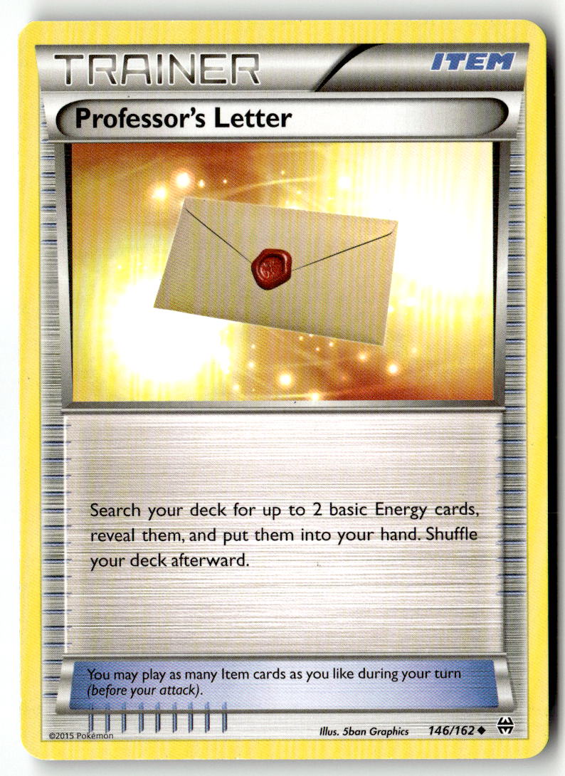 Front of Professor's Letter 146/162 from XY - BREAKthrough
