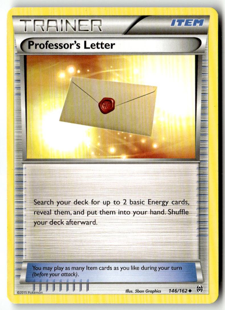 Front of Professor's Letter 146/162 from XY - BREAKthrough